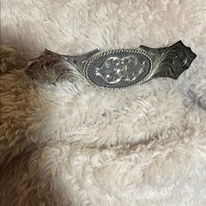 Intricate Silver Hair Clip